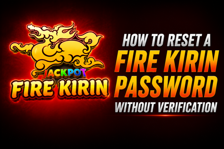 How to Reset a Fire Kirin Password Without Verification