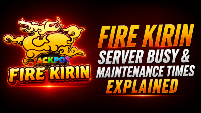 Fire Kirin Server Busy & Maintenance Times Explained