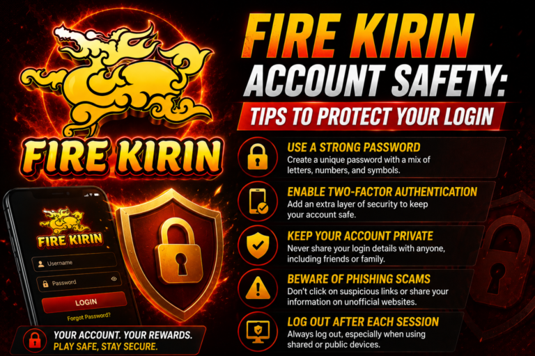 Fire Kirin Account Safety: Tips to Protect Your Login
